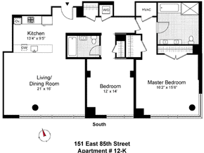 151 East 85th Street 12K, New York NY 10028