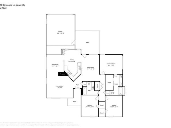 1529  Springaire Lane , Lewisville Texas 75077