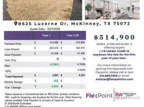 8625  Luzerne Drive , McKinney Texas 75072