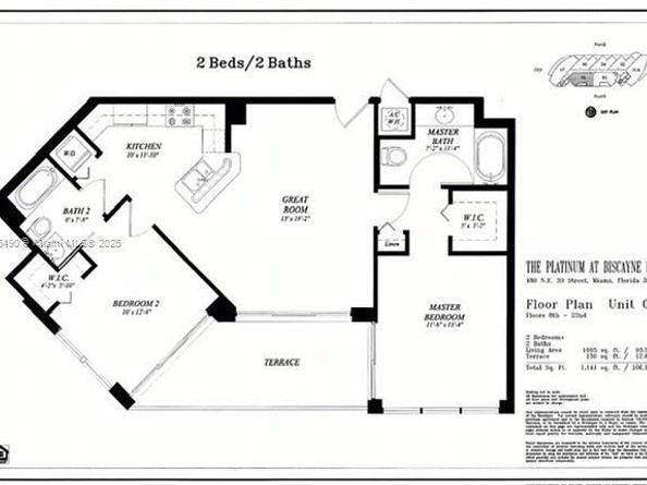 480 NE 30th St PH2205, Miami FL 33137