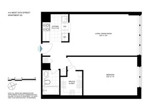 414 West 54th Street 5D, New York NY 10019