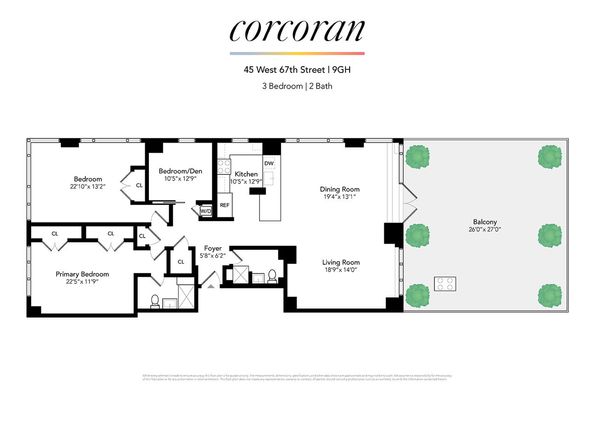 45 West 67th Street 9GH, New York NY 10023