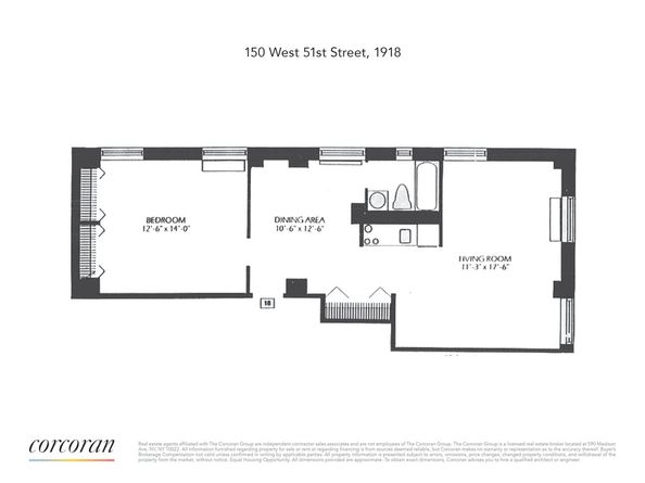 150 West 51st Street 1918, New York NY 10019