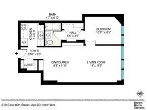 210 East 15th Street 2D, New York NY 10003