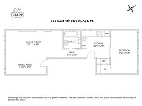 305 East 4th Street 5, New York NY 10009