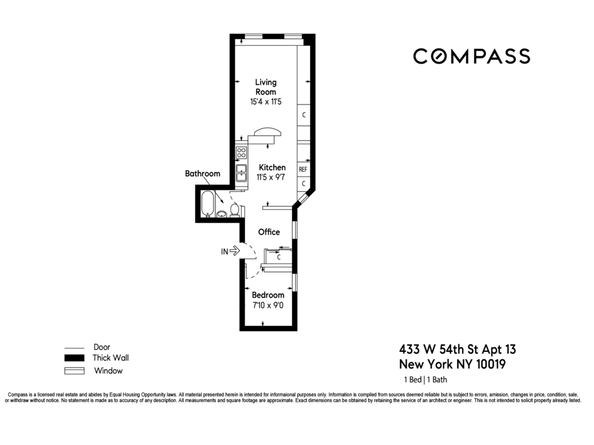 433 West 54th Street 20, New York NY 10019