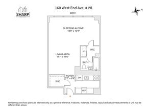 160 West End Avenue 19L, New York NY 10023
