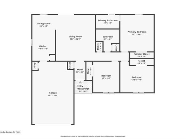 1209  Pin Oak Drive , Denton Texas 76209