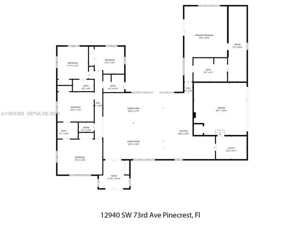 12940 SW 73rd Ave, Pinecrest FL 33156