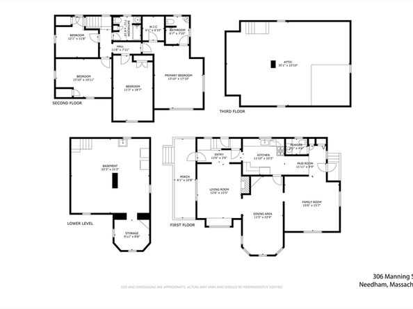 306 Manning St, Needham MA 02492
