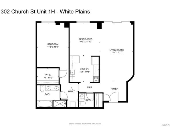 302 Church Street 1H, White Plains NY 10603