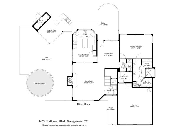 3403 NW Northwest BLVD, Georgetown TX 78628