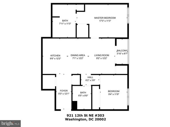 919 12TH Street NE A303, Washington DC 20002