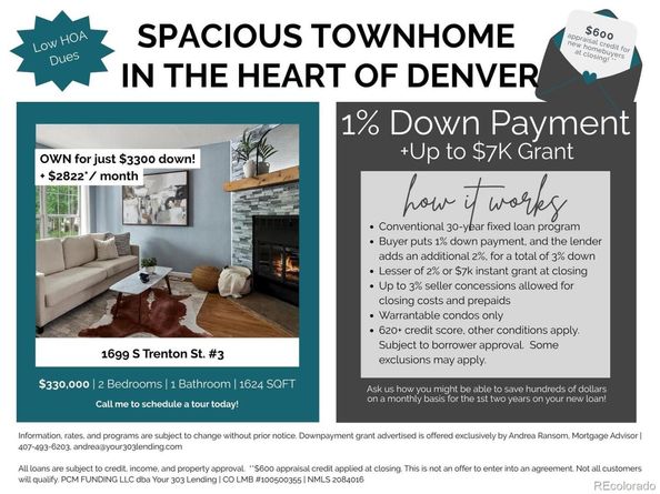 1699 S Trenton Street 3, Denver CO 80231