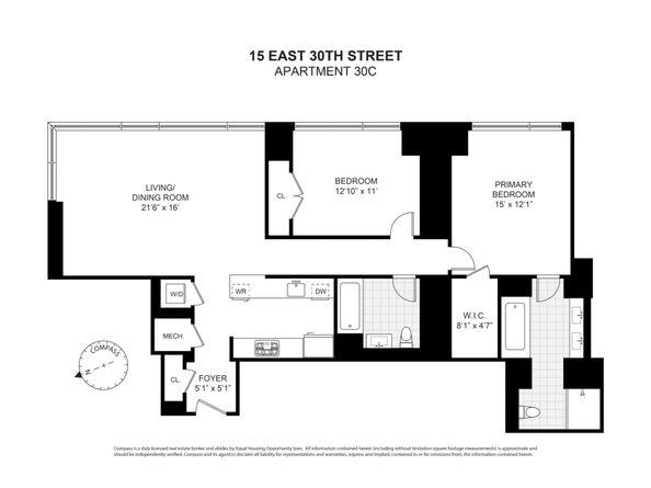 15 East 30th Street 30C, New York NY 10016