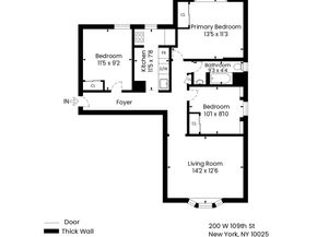 200 West 109th Street C1, New York NY 10025