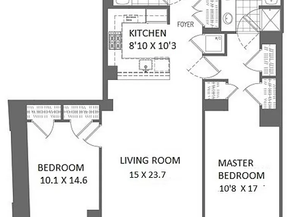 1 Hanson Place 17M, Brooklyn NY 11243