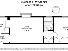 124 East 91st Street 2A, New York NY 10128