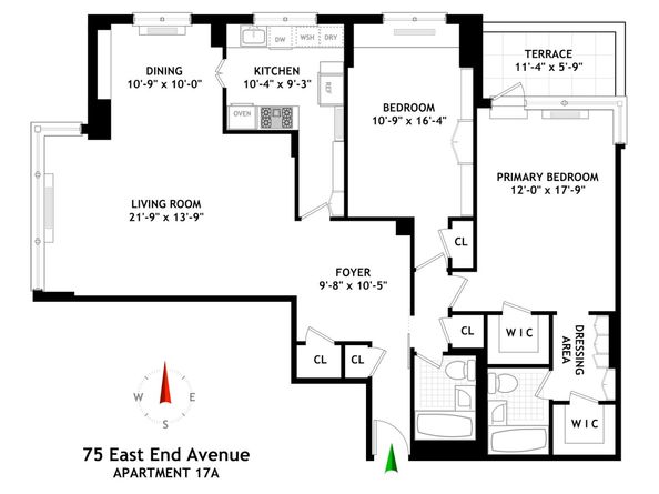 75 East End Avenue 17A, New York NY 10028