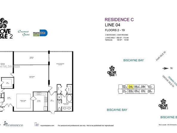 2 Grove Isle Dr B404, Coconut Grove FL 33133