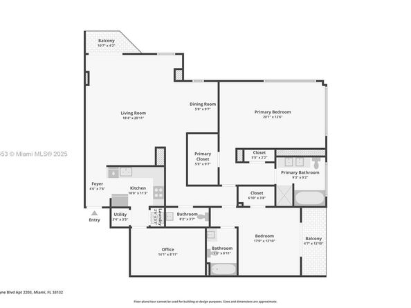 244 Biscayne Blvd 2203, Miami FL 33132