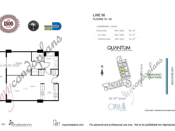 1800 N Bayshore Dr 4106, Miami FL 33132