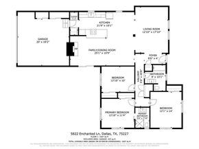 5822  Enchanted Lane , Dallas Texas 75227