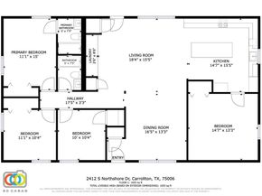 2412  Northshore Drive , Carrollton Texas 75006