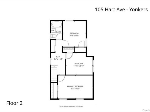 105 Hart Avenue, Yonkers NY 10704