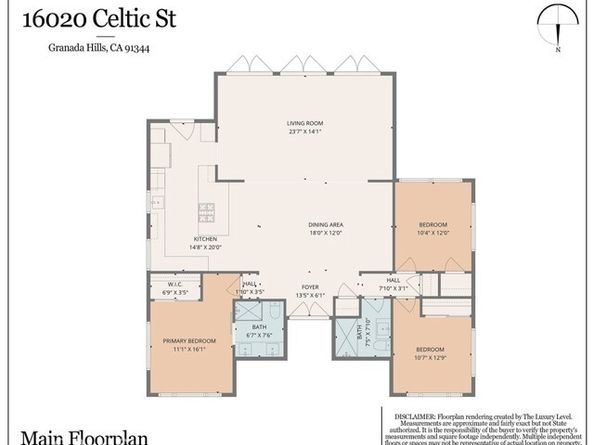 16020 Celtic Street, Granada Hills (los Angeles) CA 91344