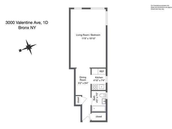 3000 Valentine Avenue 1D, Bronx NY 10458