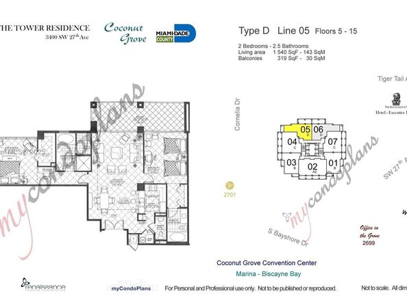 3400 SW 27th Ave 1105, Miami FL 33133