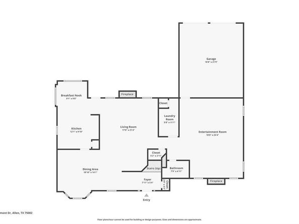 813  Ridgemont Drive , Allen Texas 75002