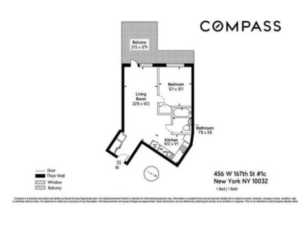 456 West 167th Street 1C, New York NY 10032