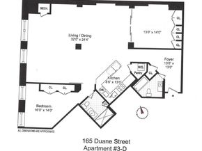 165 Duane Street 3D, New York NY 10013