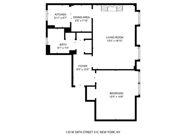 135 West 58th Street 1C, New York NY 10019