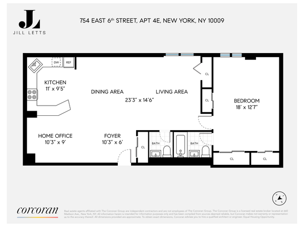 754 East 6th Street 4E, New York NY 10009