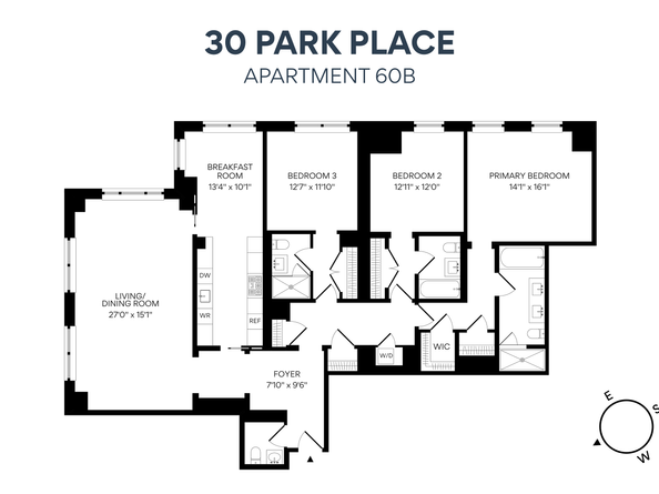 30 Park Place 60B, New York NY 10007