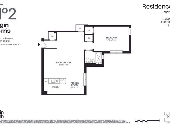 2420 Morris Avenue 1C, Bronx NY 10468