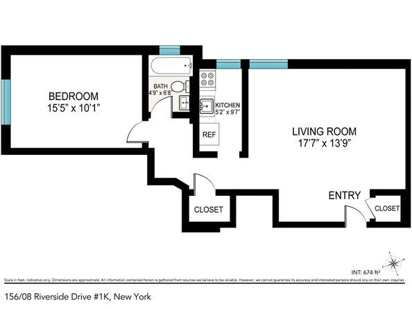 156-08 Riverside Drive W 1K, New York NY 10032