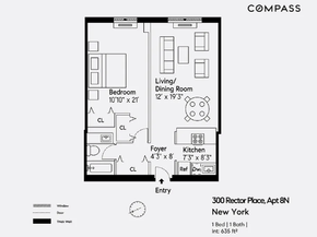300 Rector Place 8N, New York NY 10280