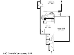 860 Grand Concourse 5P, Bronx NY 10451