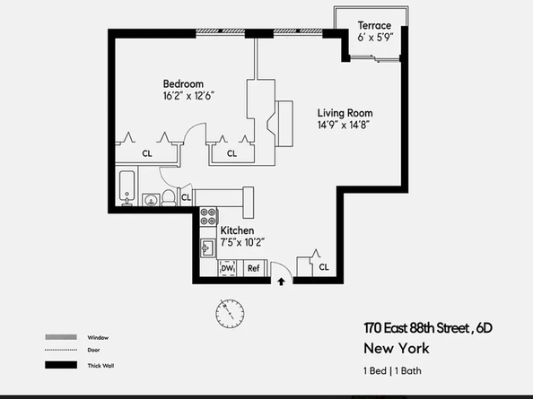170 East 88th Street 6D, New York NY 10128