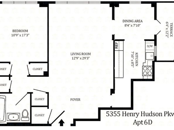 5355 Henry Hudson Parkway 6D, Bronx NY 10471