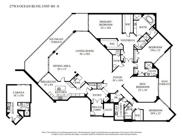 2770 S Ocean Boulevard 401s, Palm Beach FL 33480