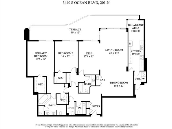 3440 S Ocean Boulevard 201n, Palm Beach FL 33480