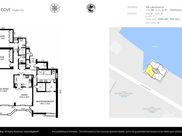 108 Lakeshore Drive 38T, North Palm Beach FL 33408