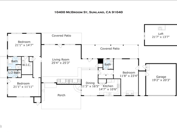 10400 Mcbroom Street, Sunland (los Angeles) CA 91040