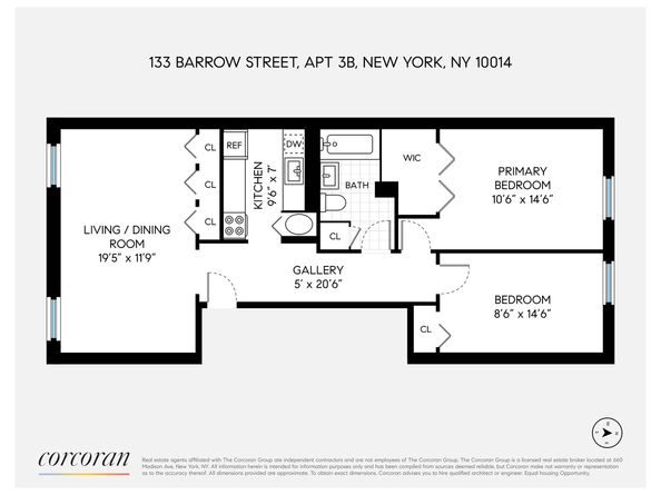 133 Barrow Street 3B, New York NY 10014