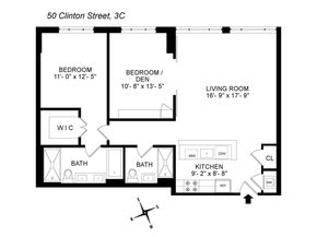 50 Clinton Street 3C, New York NY 10002